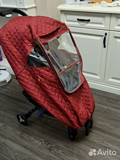 Тёплый чехол дождевик на коляску/санки (универсал)