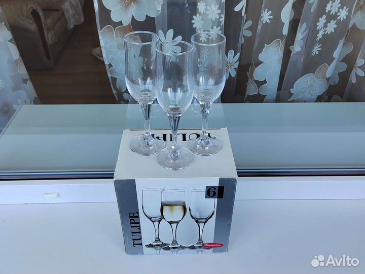 Бокалы для вина 6 штук