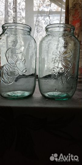 Банки новые 1,5; 2 литровые