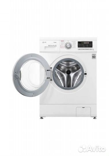 Стиральная машина LG F1296HDS1 7 кг белая