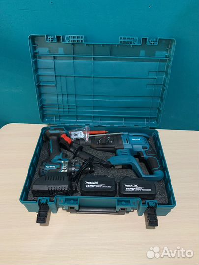 Шуруповерт 854J76-7 и Перфервтор DHR241 Makita 18V