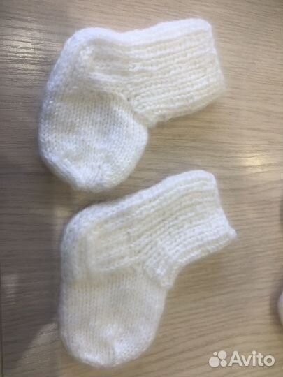 Пинетки носочки для новорожденных