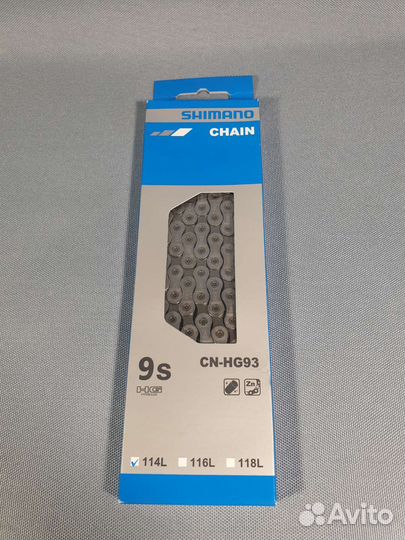 Цепь Shimano HG-93/95/701/M7100 9/10/11/12 скор