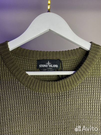 Свитер Stone Island Shadow Project зеленый