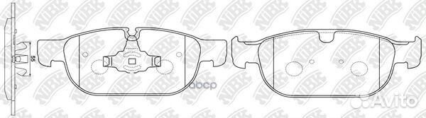 Колодки тормозные дисковые PN0696 PN0696 NiBK