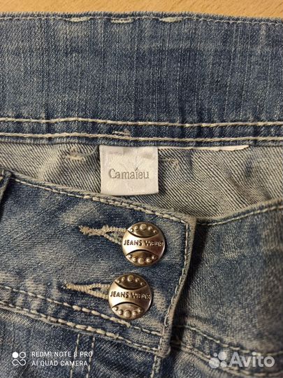 Джинсовая юбка мини