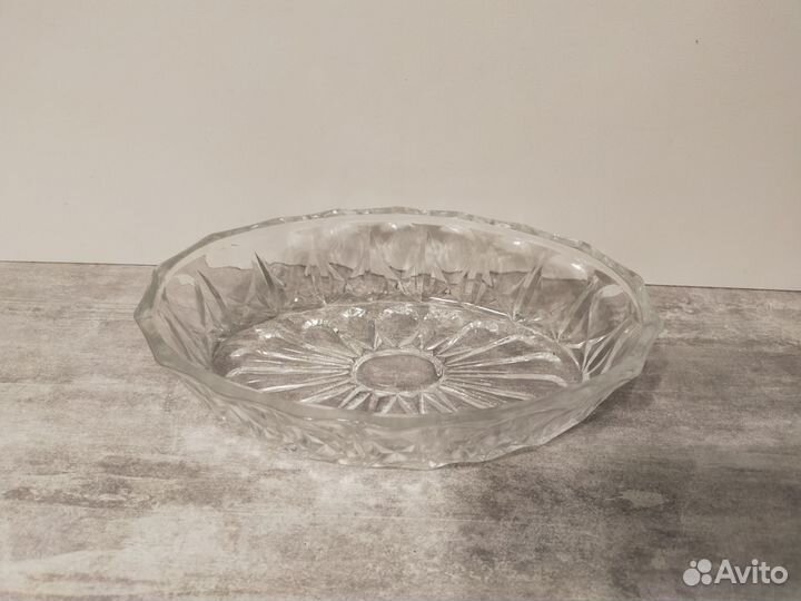Салатник хрустальный