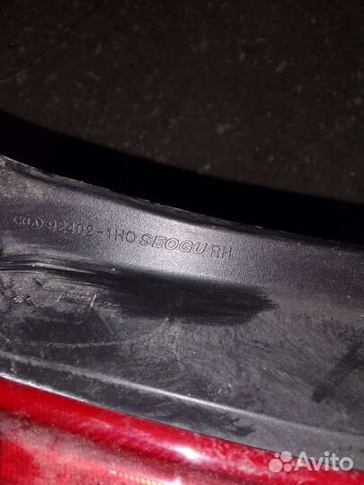 Задний фонарь kia ceed