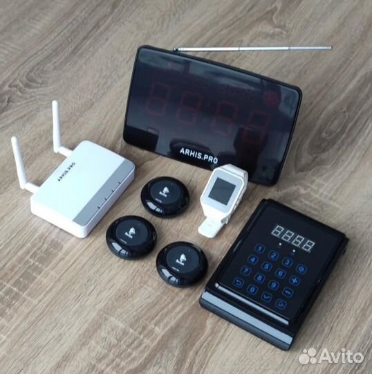 Кнопка вызова официанта, персонала беспроводная