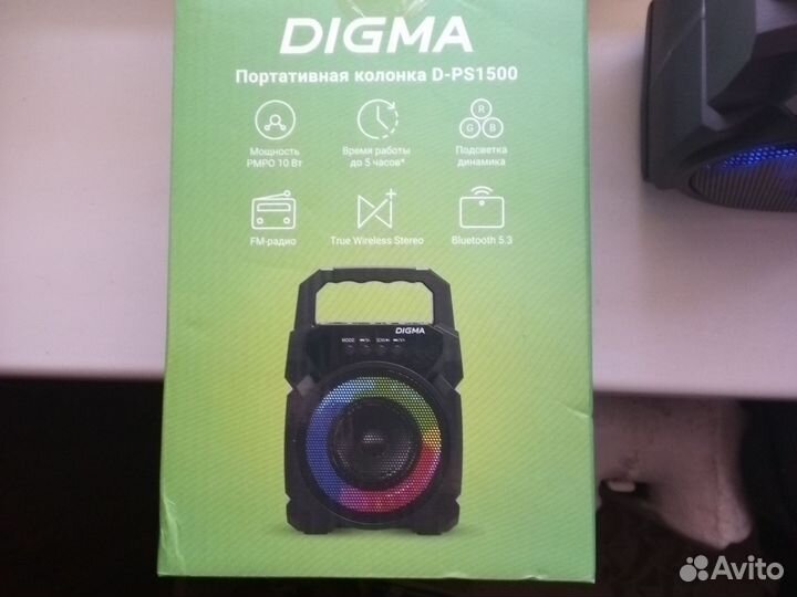 Портативная колонка digma D-PS1500