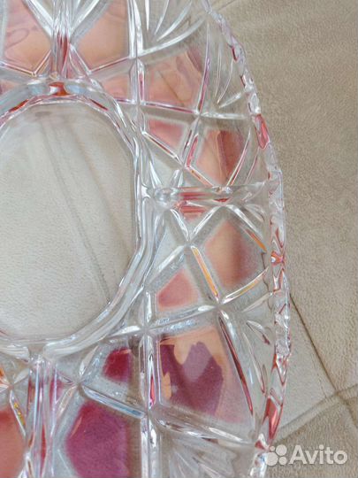 Менажница цветное стекло