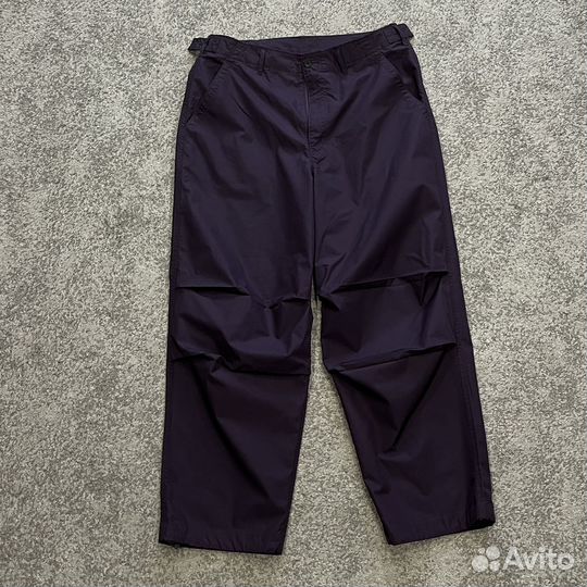 Uniqlo parachute pants purple