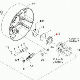 Седло пружины Ski-Doo BRP 417222745