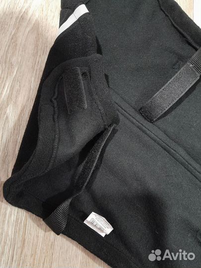 Флисовая накидка на спину на липучках,замеры