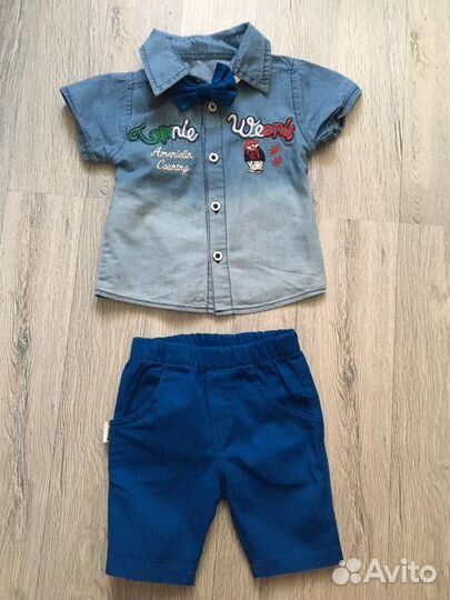 Костюм с бабочкой (шорты и футболка)