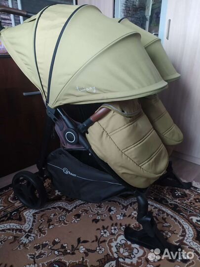 Прогулочная коляска для двойни бу