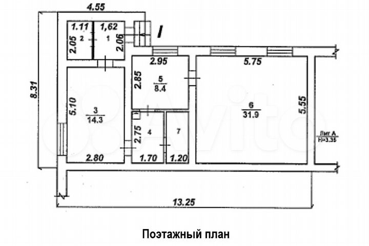Продам помещение свободного назначения, 68.6 м²