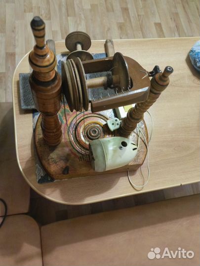 Электрическая прялка для шерсти