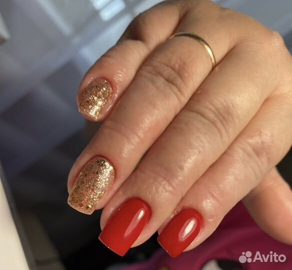 Маникюр на дому наращивание ногтей