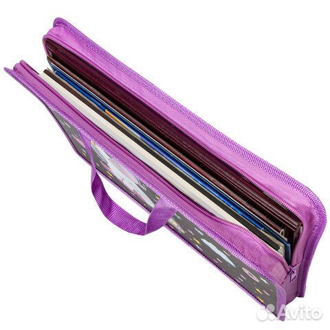 Папка на молнии с ручками А4, 1 отделение