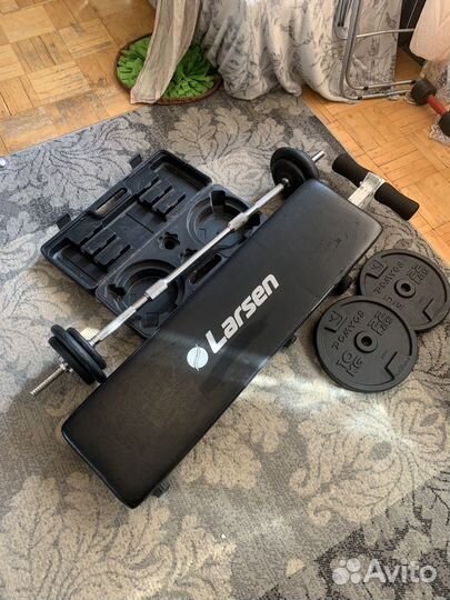 Штанга гриф блины бу