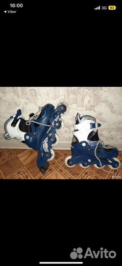 Роликовые коньки детские раздвижные