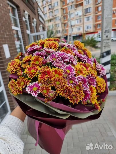 Цветы с доставкой.хризантемы.розы