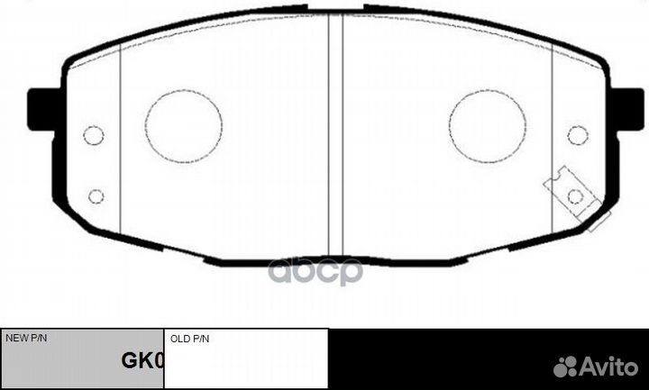 Колодки hyundai I-30/ceed (ED) (2006),soul II