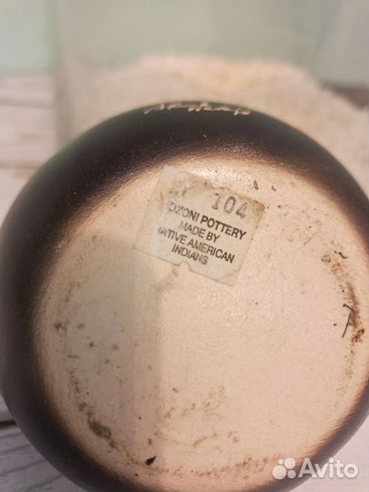 Ваза керамика работа американских индейцев