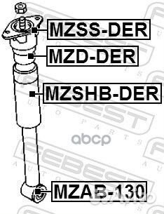 Опора заднего амортизатора mzss-DER Febest