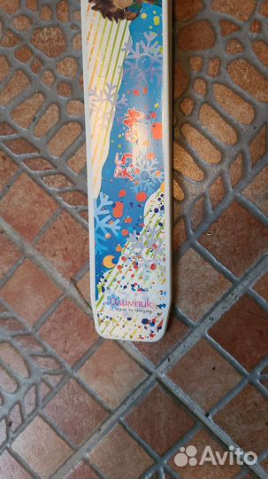 Лыжи детские с палками