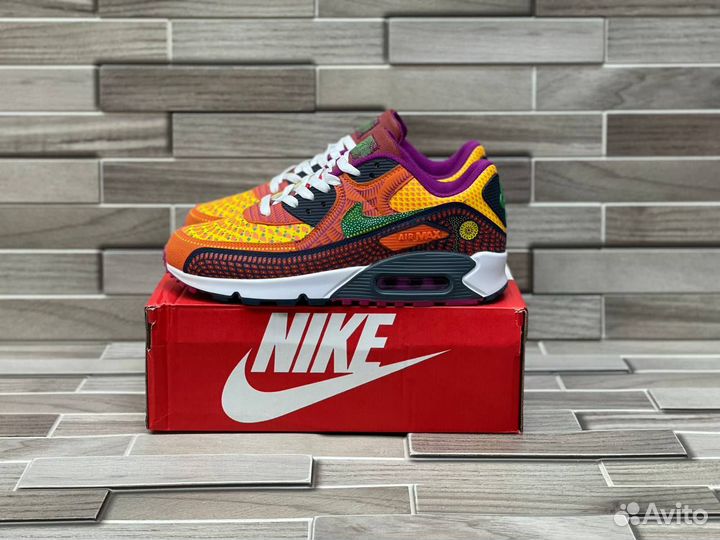 Кроссовки Nike Air Max 90 Dia DE Muertos (41-45)