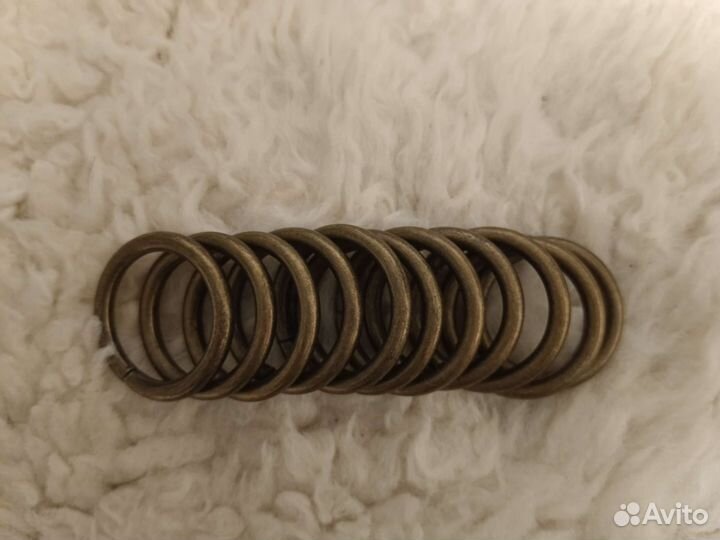 Кольца для штор д.20 цвет золото антик