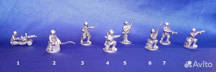 Солдатики 15 мм (1:100); Советская пехота