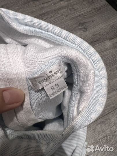 Костюм вязаный на мальчика 6-9 месяцев