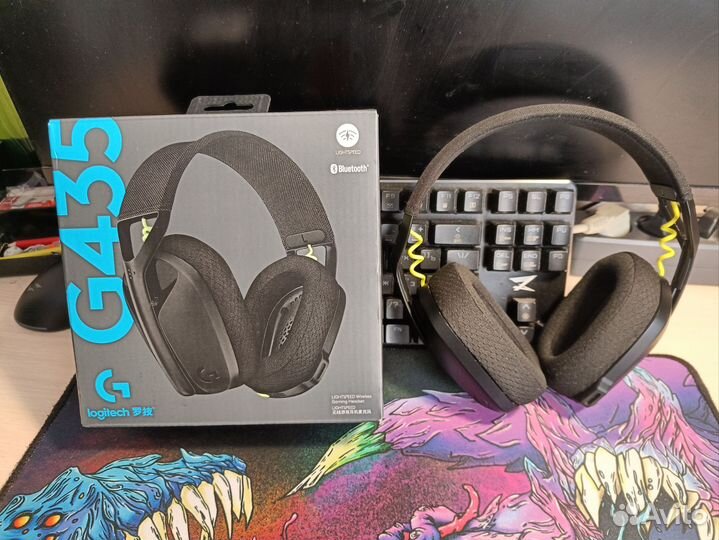 Logitech g435 игровые наушники