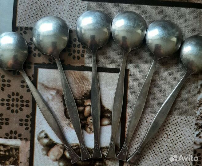 Мельхиоровые ложки чайные СССР