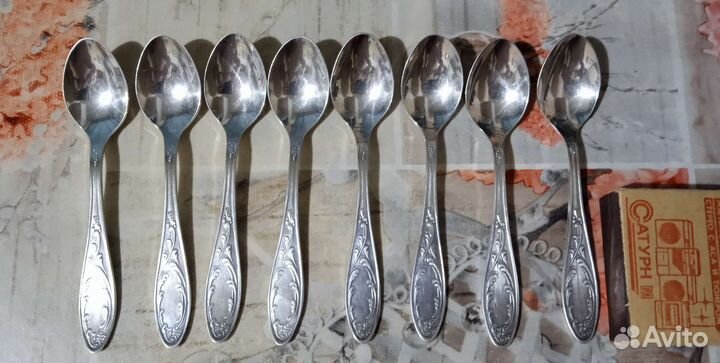 Кофейные ложки мельхиор