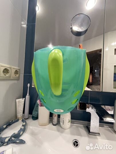 Органайзер для игрушек в ванную happy baby