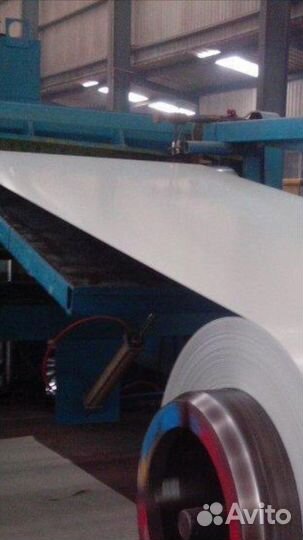 Лист гладкий.полимер.Rall. (9003)(8017)(7024) цинк