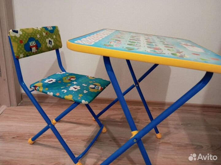 Стол и стул детский складной