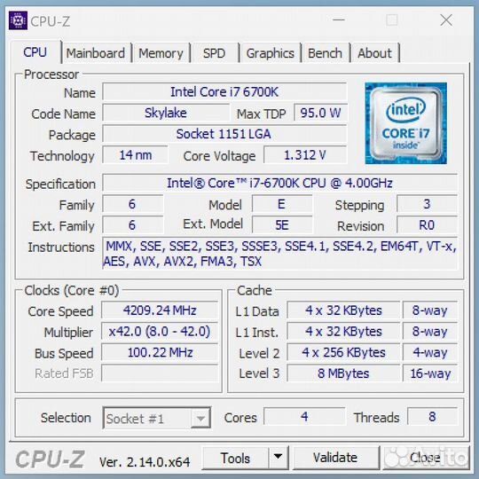 Intel Core i7 6700K