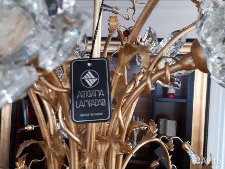 Торшер напольный, Италия, бронза