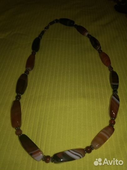 Бусы из агата