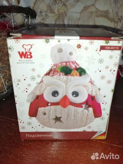 Подсвечник новогодний