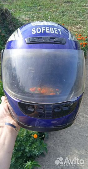 Шлем для мопеда, мотоцикла