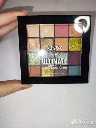 Палетка теней NYX ultimate utopia б/у