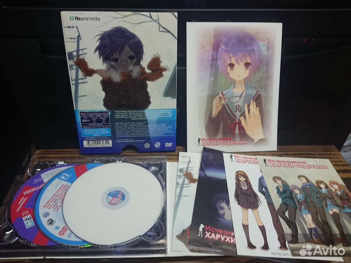 DVD Исчезновение Харухи Судзумии некомплект