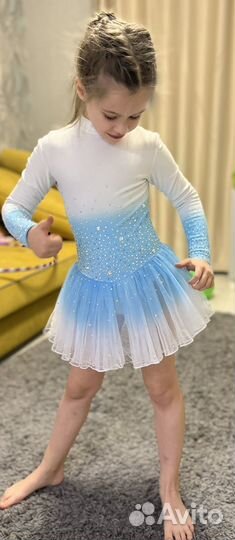 Платье для выступлений фигурное катание 122-128