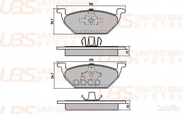 Тормозные колодки skoda rapid 12/15/octavia 9